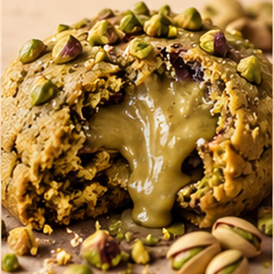 Cookie artisanal XXL Pistachio à la pistache et cœur fondant YS COOKIE